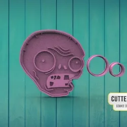 Zombie Plants Vs. Zombies Cookie Cutter
