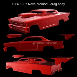 1966 1967 Nova promod - drag body