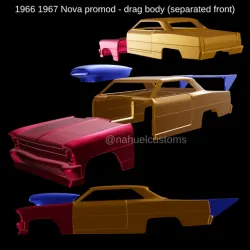 1966 1967 Nova promod - drag body (separated front)