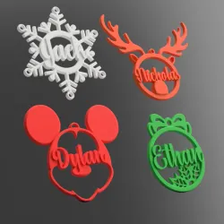 50 Christmas pendants names of men