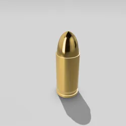 9mm Bullet replica for jewelry