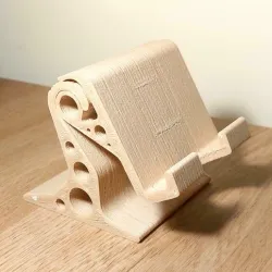 Adjustable Phone Stand (2 parts, easy print, no supports)