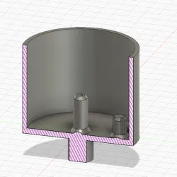 Airlock with hose