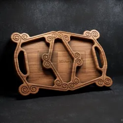 Antique Style Tray - CNC Files for Wood (svg, dxf, eps, ai, pdf)