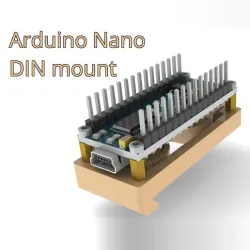 Arduino Nano DIN rail mount