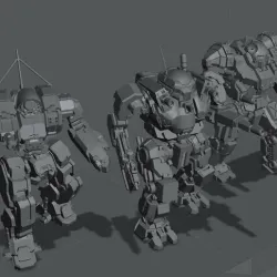 ATLAS AMERICAN MECHA (CLEANED UP MWO RIP)