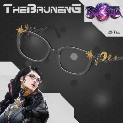 Bayonetta 3 Glasses  cosplay [3d print files]