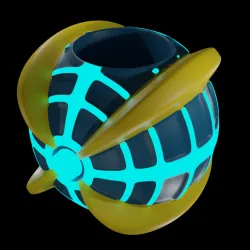 Beast ball Vase / Lowpoly Beast ball vase