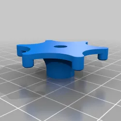 Bed levelling knob