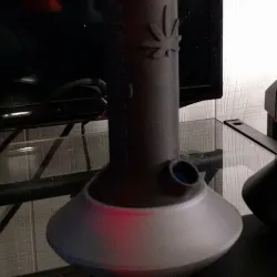 Black Edition Water Pipe w/ Quad Pull Matrix & Ice Tray