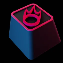 Black mage keycap mx