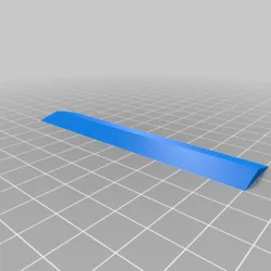 Blind silly manual nozzle wiper blade