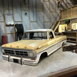 Bodywork 1/10 FORD F100 1970 wheelbase 313