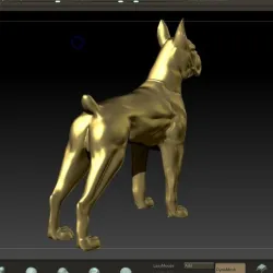 Boxer Dog Sculpture