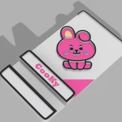 BTS Desktop Cell Phone Holder (Cooky)
