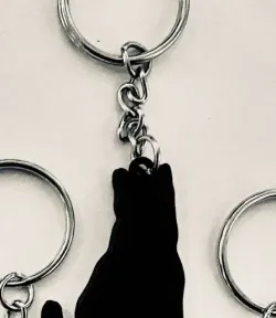 cat keychain