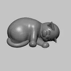 Cat low poly