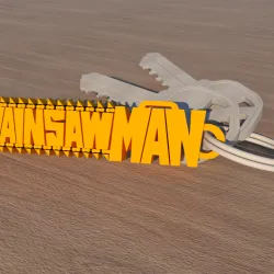Chainsaw Man Keychain