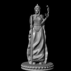 Chinese themed chess - the queen - print in place