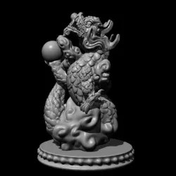 Chinese themed chess - the rook - print in place