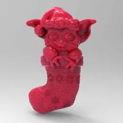 Christmas Gizmo Gremlins Ornament.