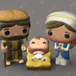 Christmas scene (manger)