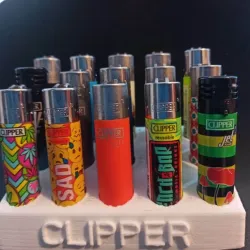 Clipper Lighter Display -Original OLD DESIGN-