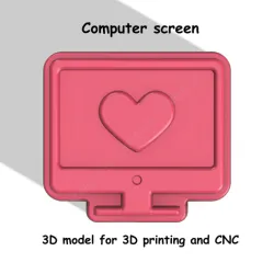 Computer screen Stl File