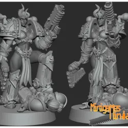 Corrupted marine anime figurine