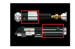 Customizable Laser Saber Handle
