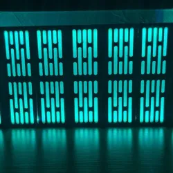 Death Star Lighted Panel Background