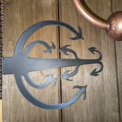 Decorative Saxon Strap Hinge