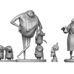 DESPICABLE ME SET FOR 3D PRINT