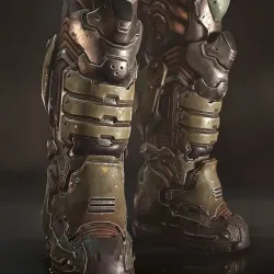 DOOM Slayer Boots for Cosplay