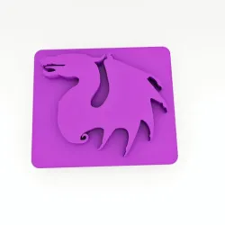 Dragon Clay Art Stamp CSSP23