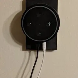 Echo Dot Phone plate mount