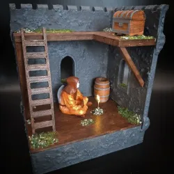 Elden Ring Diorama completely printable without supports