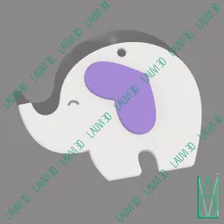 Elephant Keychain
