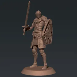Elite Knight - Dark Souls - 3D Printable STL Model