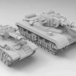 Epic Scale Scifi Iconic Early War British Armour