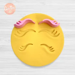 EYES EYELASHES UNICORNS STAMP / STAMP FOR STL DOUGH