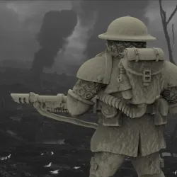 Feudal Guard - Alternate WW1 28mm Miniature