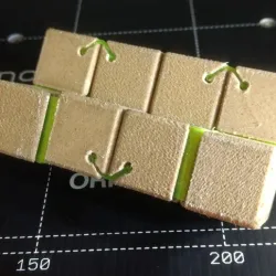 fidget cube with flexible hinges