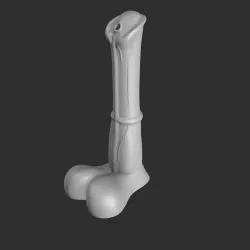 Flexible horse cock dildo