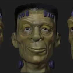Frankenstein Bust