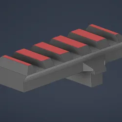 GLOCK pistol rail