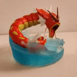 Gyarados shiny pokemon 3d print model