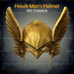 Hawkman Helmet From DC Comics - Fan Art 3D print model