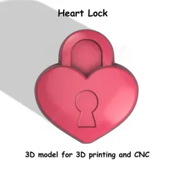 Heart Lock Stl File