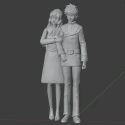 Hikaru SDF Uniform and Minmay Pink Dress